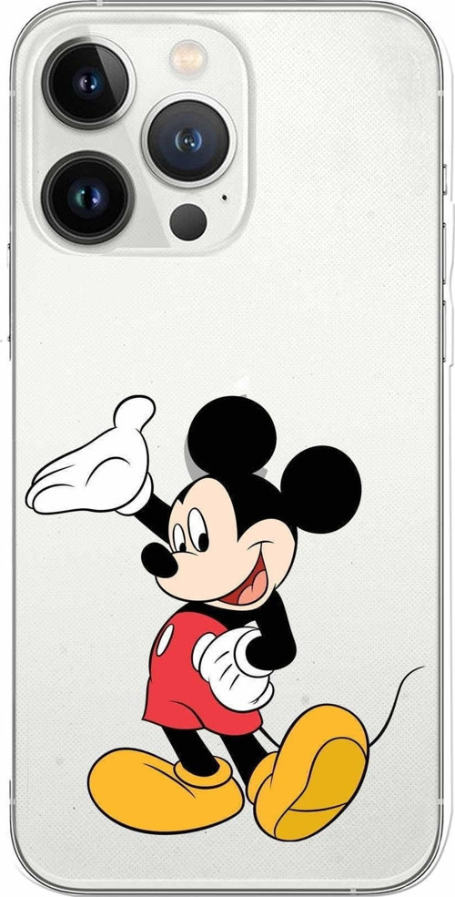 Apple Iphone 13 Pro Uyumlu Kamera Korumalı Kapak Mickey Mouse Tasarımlışeffaf Kılıf