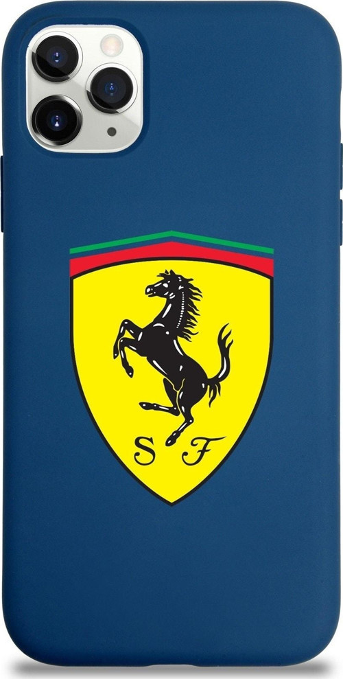 Iphone 11 Pro Max Uyumlu Lansman Kılıf Ferrari Tasarımlı Altı Kapalı Içi Kadife Kaplı Kapak