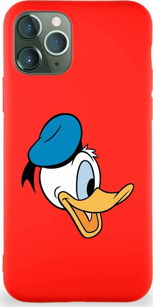 Iphone 11 Pro Soft Premier Kapak Donald Duck-F Tasarımlı Silikon Kılıf - Uyumlu