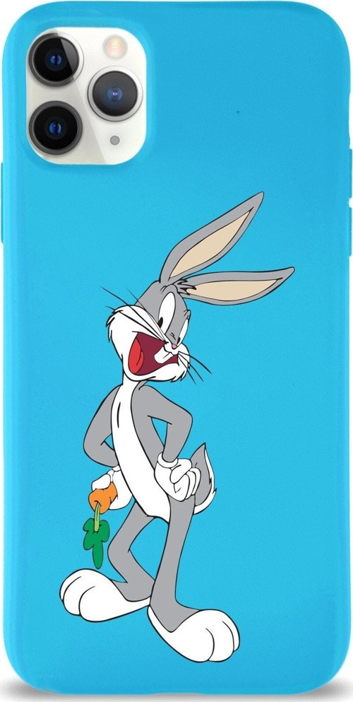 Iphone 11 Pro Uyumlu Lansman Kılıf Bugs Bunny Tasarımlı Altı Kapalı Içi Kadife Kaplı Kapak