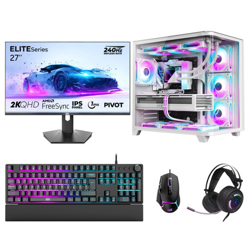DRx7904 Ryzen 9 9950X 32GB DDR5 2TB GEN4 NVMe 16GB RTX5070Ti 27 İnç 240Hz 1ms QHD Oyuncu Hazır Sistem