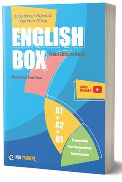 English Box from Zero to Here - İngilizceyi Sıfırdan Öğreten Kitap A1+A2+B1