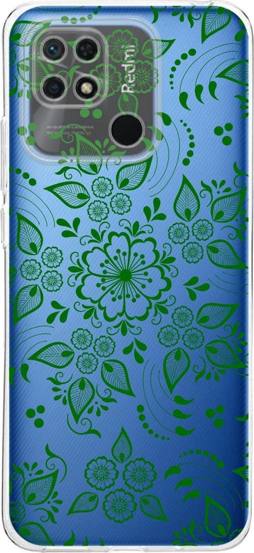Redmi 10C Kamera Korumalı Kapak Nostalji Desen Tasarımlı Şeffaf Kılıf