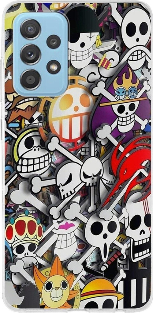 Samsung Galaxy A52 Uyumlu Kapak Anime Tasarımlı Şeffaf Silikon Kılıf