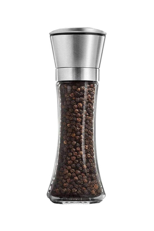 Extra Pratik Çelik Başlıklı Seramik Bıçaklı Tuz Karabiber Baharat Öğütücü Değirmeni 19 Cm