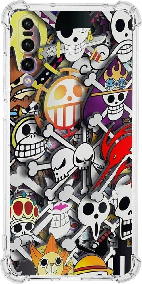Huawei P20 Pro Köşe Korumalı Antişok Kapak Anime Tasarımlı Şeffaf Kılıf