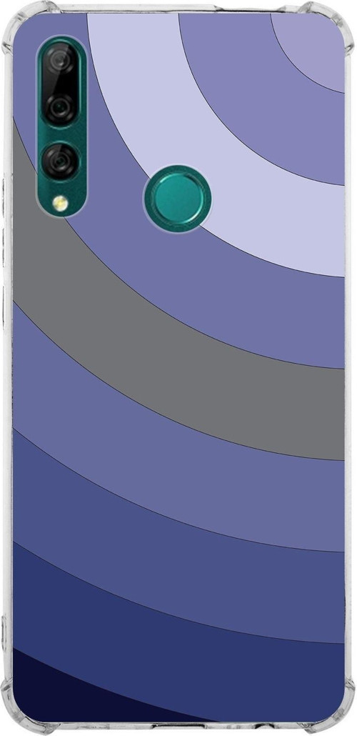 Huawei Y9 Prime 2019 Köşe Korumalı Antişok Kapak Renk Cümbüşü Tasarımlı Şeffaf Kılıf
