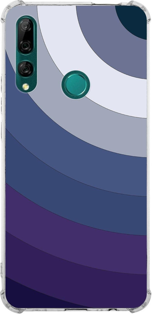 Huawei Y9 Prime 2019 Köşe Korumalı Antişok Kapak Renk Cümbüşü Tasarımlı Şeffaf Kılıf
