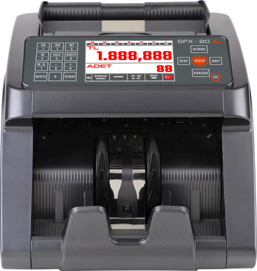 Model-80New TL&EURO Karışık Para sayma makinesi