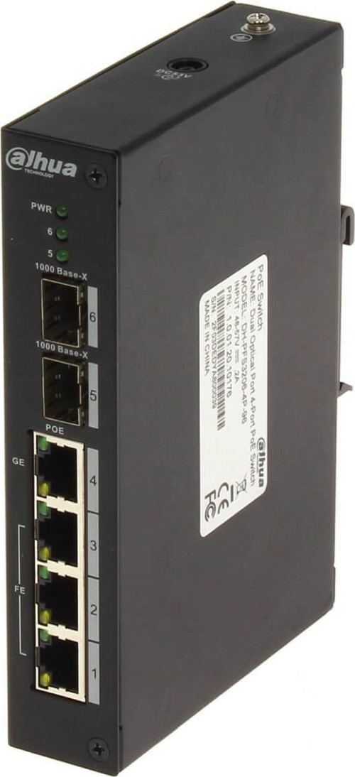 PFS3206-4P-96 4port Poe Yönetilemez Switch