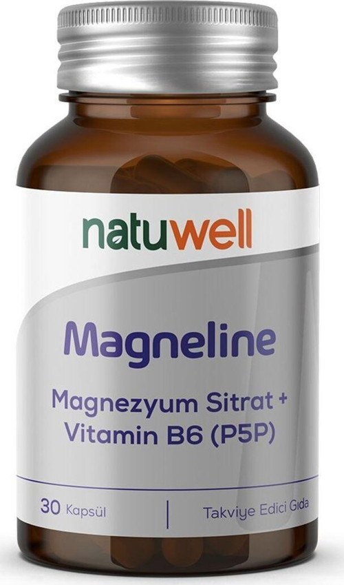 Magneline Magnezyum Sitrat + P5P 30 Kapsül