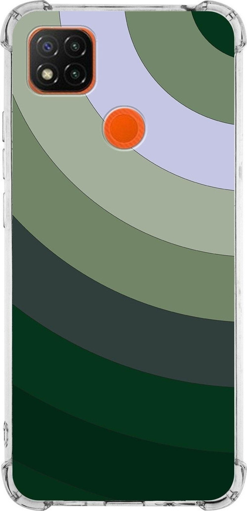 Xiaomi Redmi 9C Köşe Korumalı Antişok Kapak Renk Cümbüşü Tasarımlı Şeffaf Silikon Kılıf