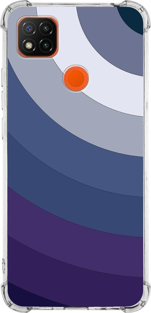 Xiaomi Redmi 9C Köşe Korumalı Antişok Kapak Renk Cümbüşü Tasarımlı Şeffaf Silikon Kılıf