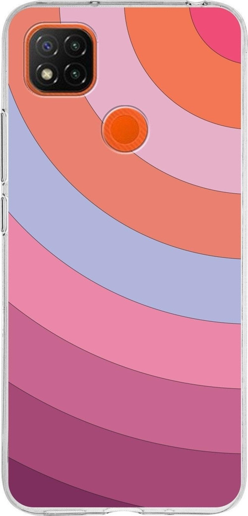 Xiaomi Redmi 9C Uyumlu Kapak Renk Cümbüşü Tasarımlı Şeffaf Silikon Kılıf
