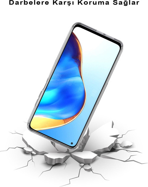 Xiaomi Redmi 9C Uyumlu Kapak Renk Cümbüşü Tasarımlı Şeffaf Silikon Kılıf