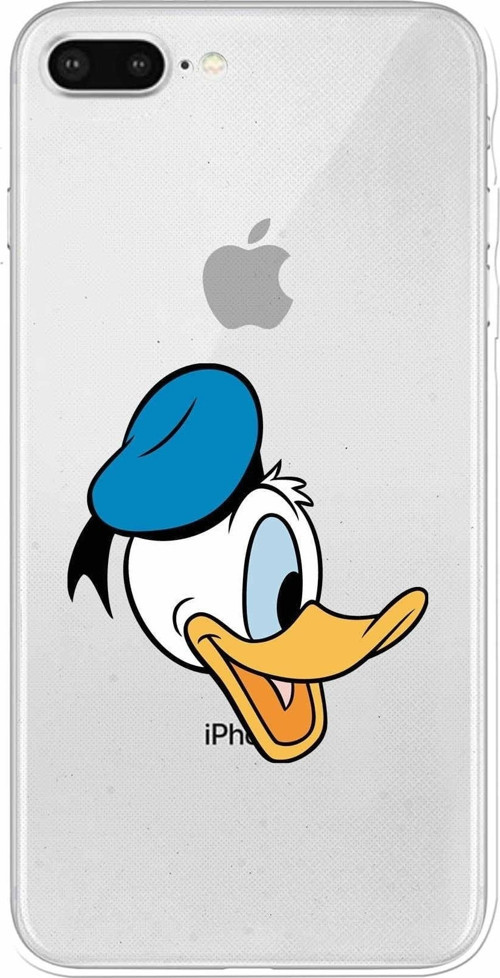 Apple Iphone 7 Plus Uyumlu Kamera Korumalı Kapak Donald Duck Tasarımlışeffaf Kılıf
