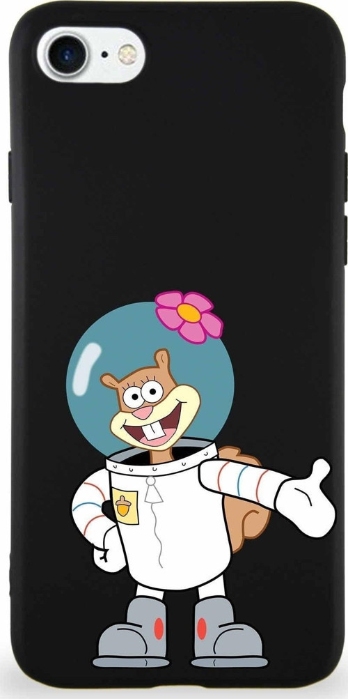 Apple Iphone Se 2022 Soft Premier Kapak Sandy Tasarımlı Silikon Kılıf - Siyah