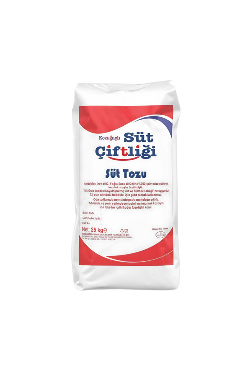 Kozağaçlı Süt Çiftliği Yağsız Süt Tozu 25Kg