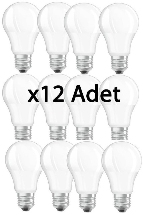 Ecolink 8W E27 Led Ampul 2700K- Sarı Işık 12 Adet