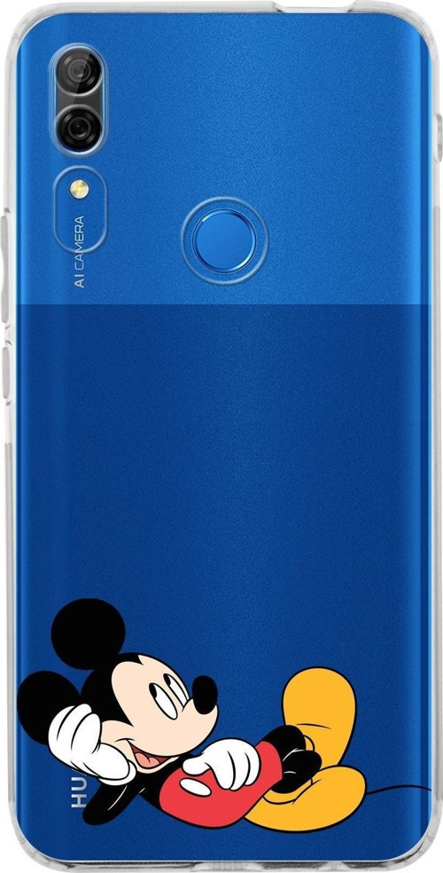 Huawei P Smart Z Kamera Korumalı Kapak Mickey Mouse Tasarımlı Şeffaf Kılıf