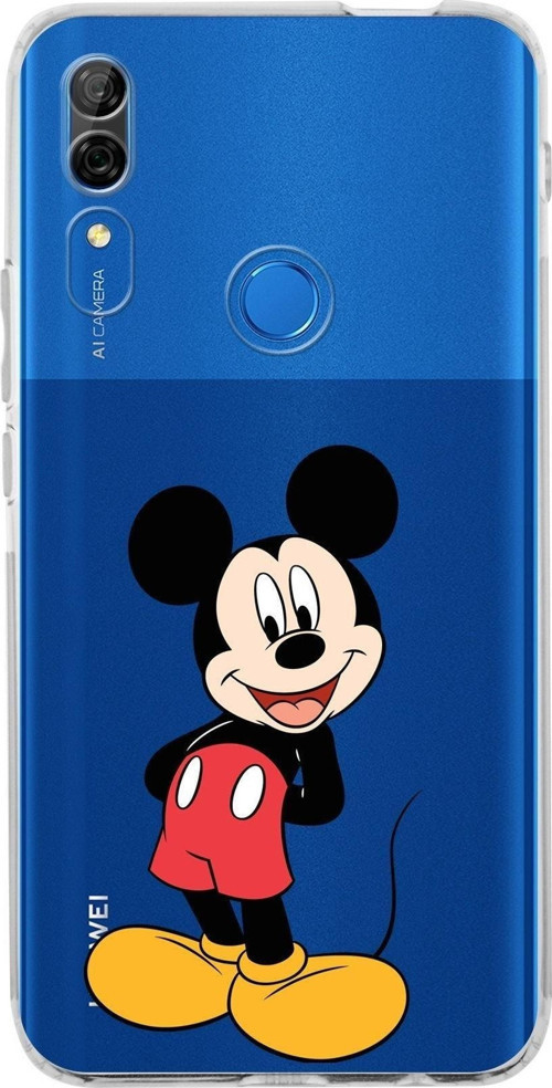 Huawei P Smart Z Kamera Korumalı Kapak Mickey Mouse Tasarımlı Şeffaf Kılıf