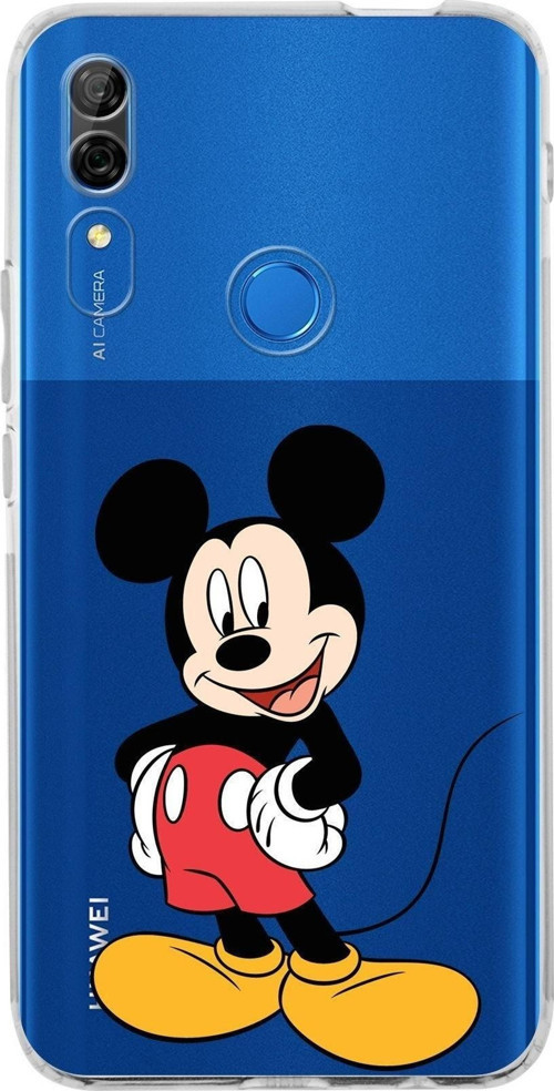 Huawei P Smart Z Kamera Korumalı Kapak Mickey Mouse Tasarımlı Şeffaf Kılıf