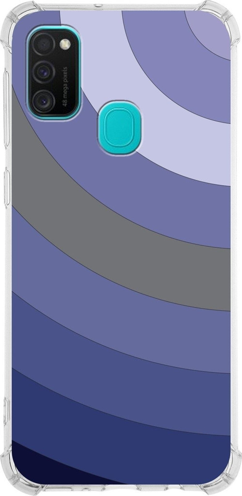 Samsung Galaxy M30S Köşe Korumalı Antişok Kapak Renk Cümbüşü Tasarımlı Silikon Kılıf