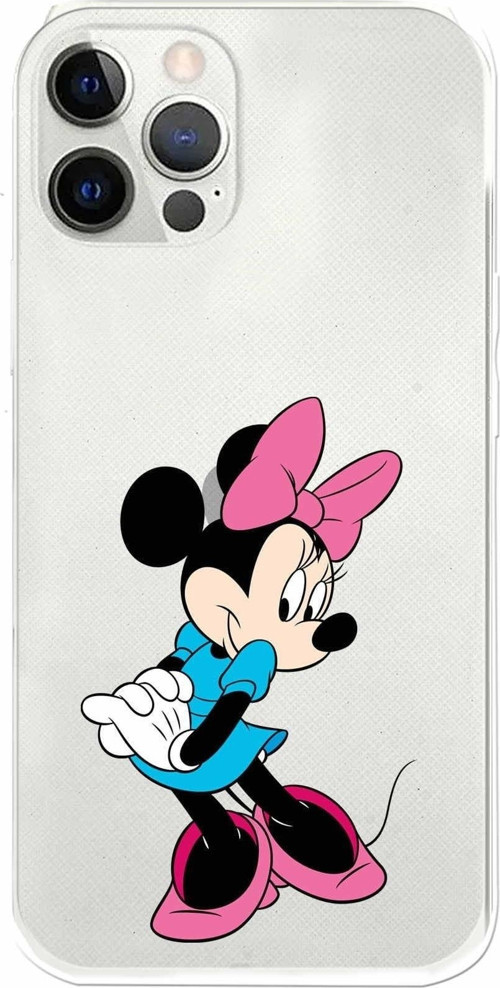 Apple Iphone 12 Pro Uyumlu Kamera Korumalı Kapak Minnie Mouse Tasarımlışeffaf Kılıf