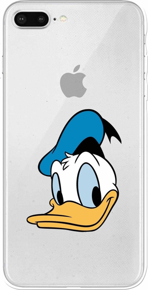Apple Iphone 7 Plus Uyumlu Kamera Korumalı Kapak Donald Duck Tasarımlışeffaf Kılıf