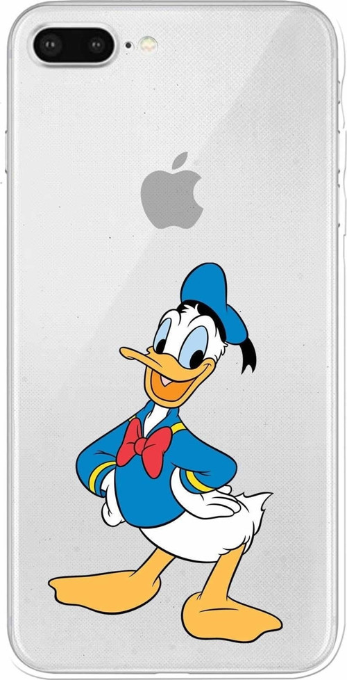 Apple Iphone 7 Plus Uyumlu Kamera Korumalı Kapak Donald Duck Tasarımlışeffaf Kılıf