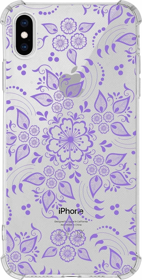 Apple Iphone X Uyumlu Köşe Korumalı Antişok Kapak Nostalji Desen Tasarımlı Şeffaf Kılıf