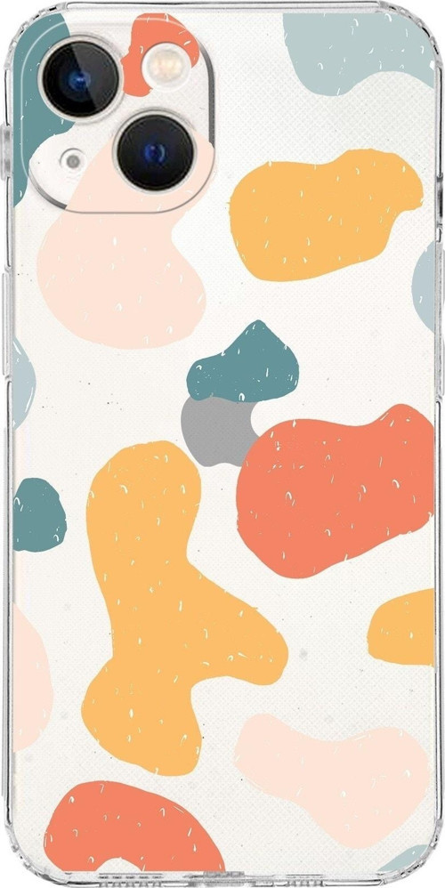 Apple Iphone 13 Uyumlu Kamera Korumalı Kapak Grunge Tasarımlı Şeffaf Kılıf