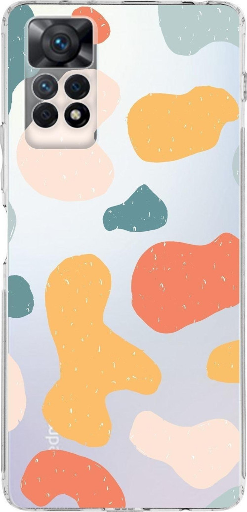 Xiaomi Redmi Note 11 Pro Uyumlu Kapak Grunge Tasarımlı Şeffaf Kılıf