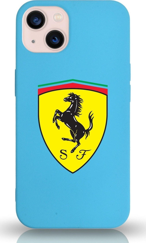 Iphone 13 Uyumlu Lansman Kılıf Ferrari Tasarımlı Altı Kapalı Içi Kadife Kaplı Kapak