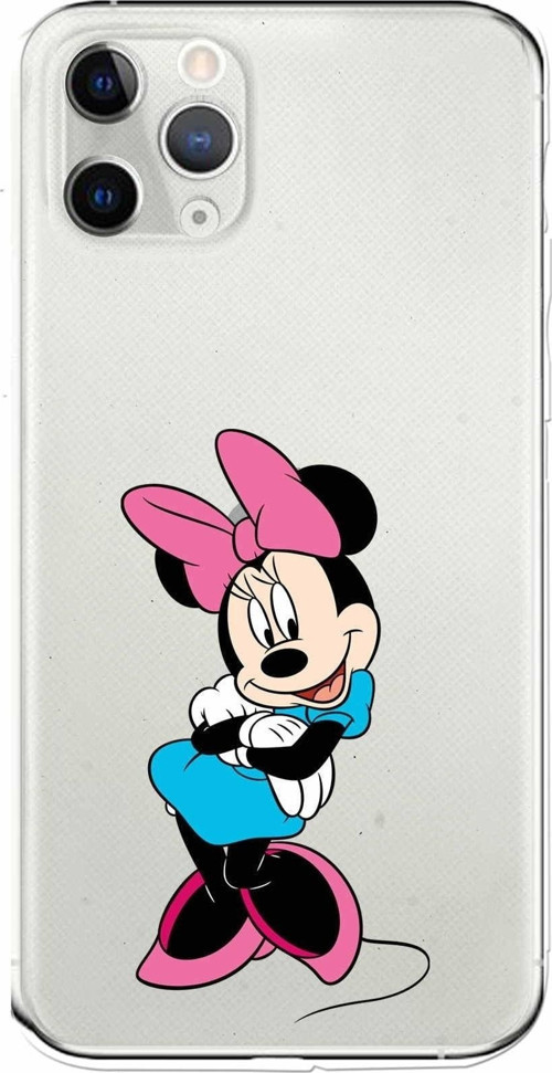 Apple Iphone 11 Pro Uyumlu Kamera Korumalı Kapak Minnie Mouse Tasarımlışeffaf Kılıf