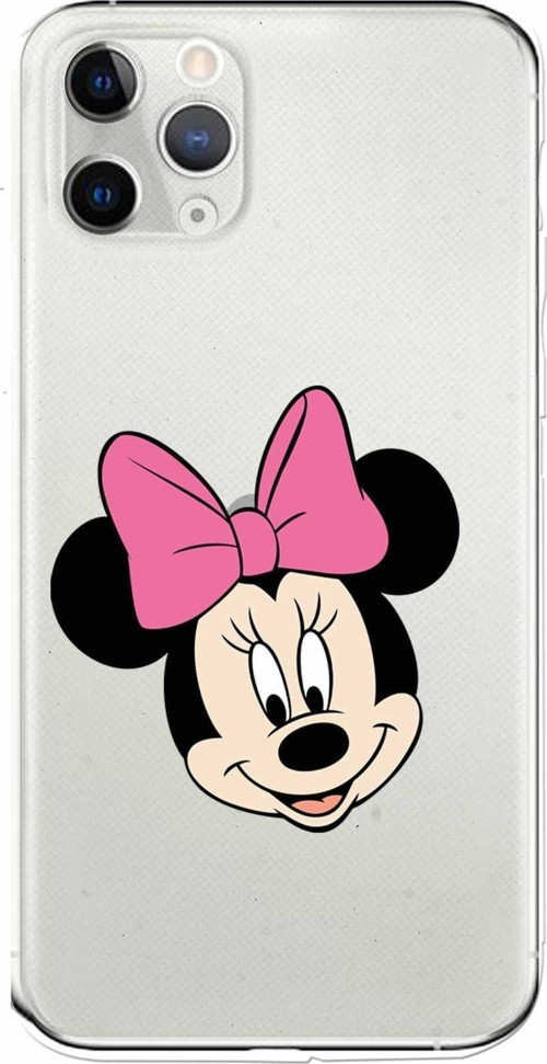 Apple Iphone 11 Pro Uyumlu Kamera Korumalı Kapak Minnie Mouse Tasarımlışeffaf Kılıf