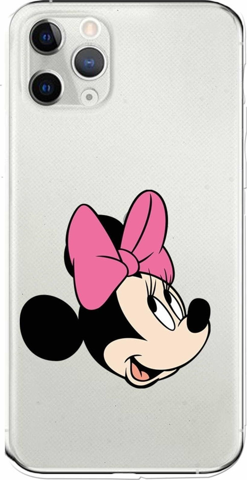 Apple Iphone 11 Pro Uyumlu Kamera Korumalı Kapak Minnie Mouse Tasarımlışeffaf Kılıf
