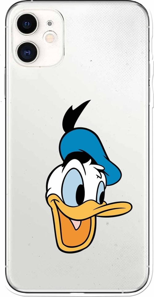 Apple Iphone 11 Uyumlu Kamera Korumalı Kapak Donald Duck Tasarımlışeffaf Kılıf