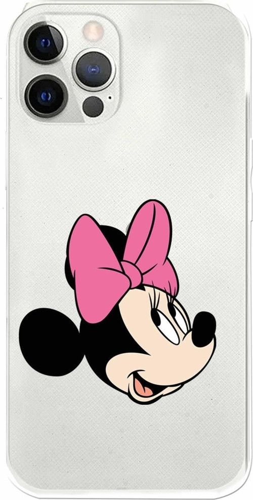 Apple Iphone 12 Pro Uyumlu Kamera Korumalı Kapak Minnie Mouse Tasarımlışeffaf Kılıf
