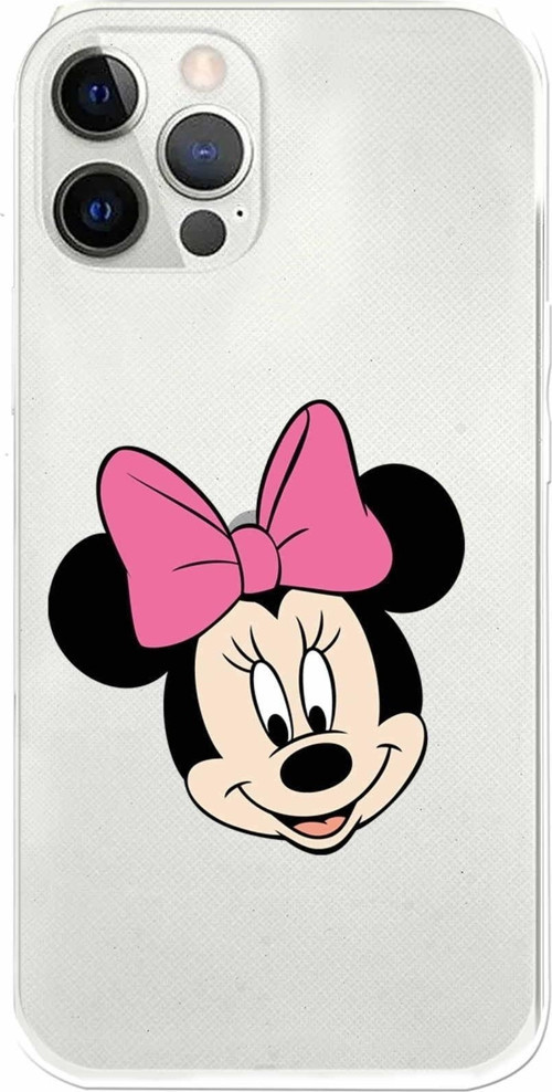 Apple Iphone 12 Pro Uyumlu Kamera Korumalı Kapak Minnie Mouse Tasarımlışeffaf Kılıf