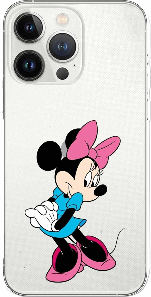 Apple Iphone 13 Pro Uyumlu Kamera Korumalı Kapak Minnie Mouse Tasarımlışeffaf Kılıf