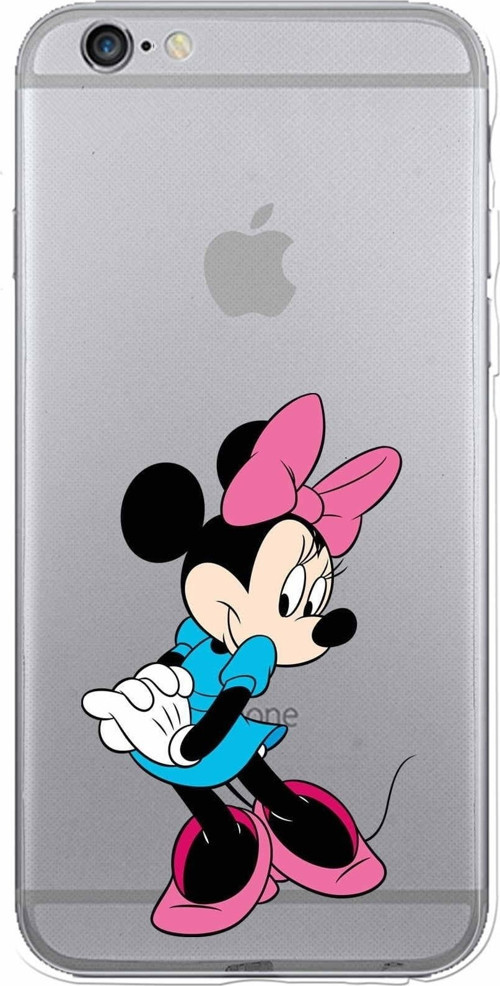 Apple Iphone 6 Plus Uyumlu Kamera Korumalı Kapak Minnie Mouse Tasarımlışeffaf Kılıf