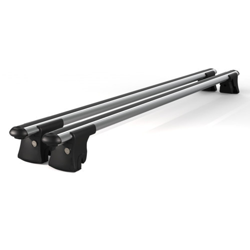 Mercedes E-Class Estate/Wagon S213 (2016-2023) için Araç Üstü Portbagaj Taşıyıcı Ara Atkı / Profesyonel Tip 2li Taşıma Barları (Gri)