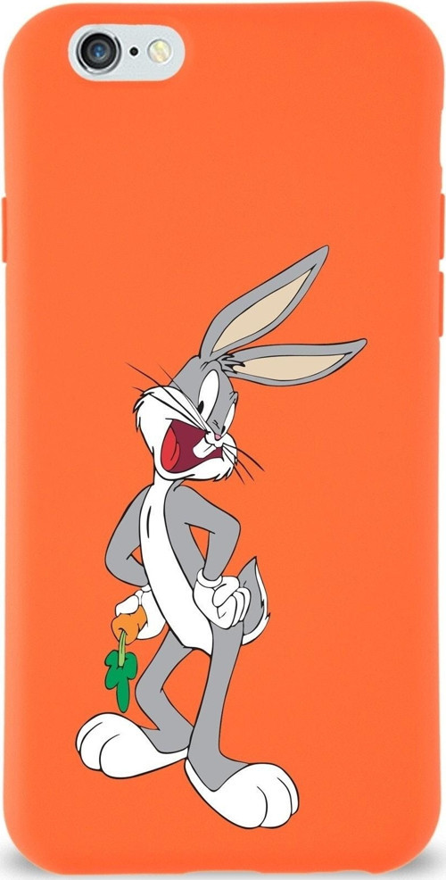 Iphone 6 Plus Uyumlu Lansman Kılıf Bugs Bunny Tasarımlı Altı Kapalı Içi Kadife Kaplı Kapak