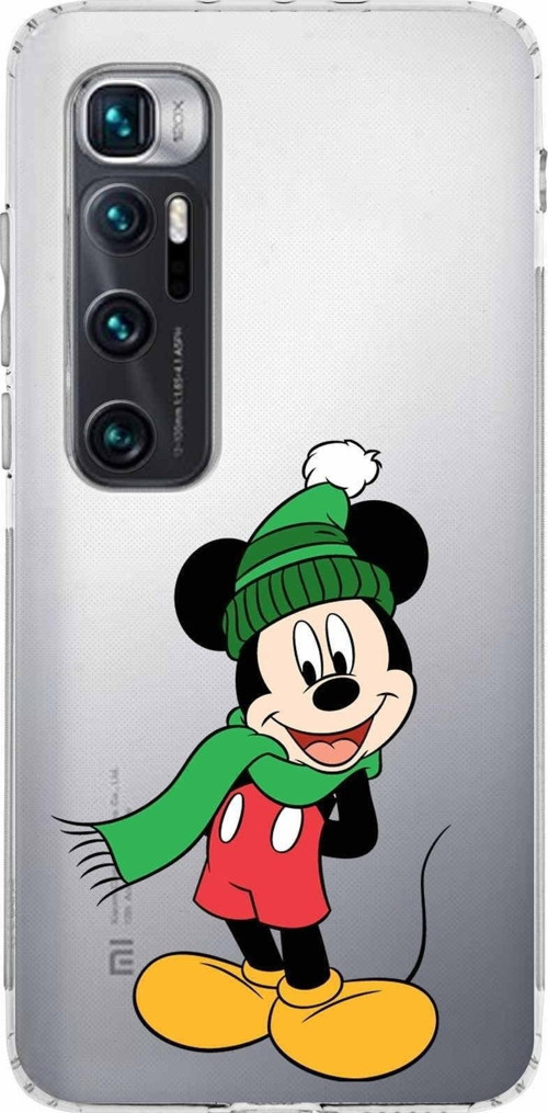 Xiaomi Mi 10 Ultra Kamera Korumalı Kapak Mickey Mouse Tasarımlı Şeffaf Kılıf