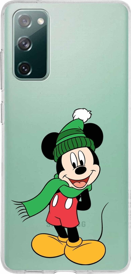 Samsung Galaxy S20 Fe Kapak Mickey Mouse Tasarımlı Şeffaf Silikon Kılıf