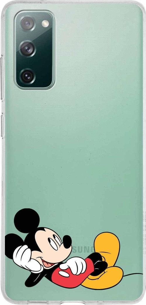 Samsung Galaxy S20 Fe Kapak Mickey Mouse Tasarımlı Şeffaf Silikon Kılıf