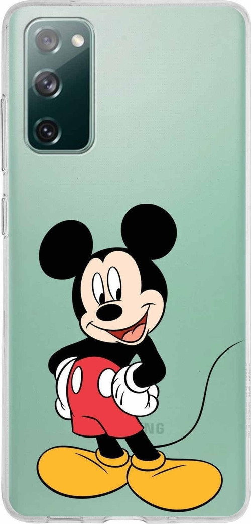 Samsung Galaxy S20 Fe Kapak Mickey Mouse Tasarımlı Şeffaf Silikon Kılıf