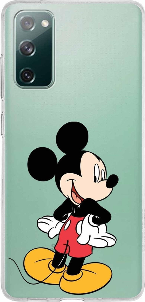 Samsung Galaxy S20 Fe Kapak Mickey Mouse Tasarımlı Şeffaf Silikon Kılıf