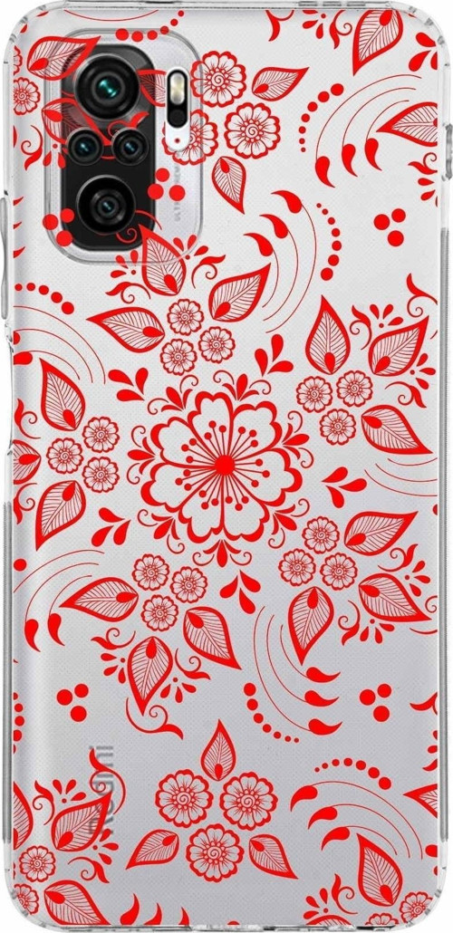 Xiaomi Poco M5S Kamera Korumalı Kapak Nostalji Desen Tasarımlı Şeffaf Kılıf